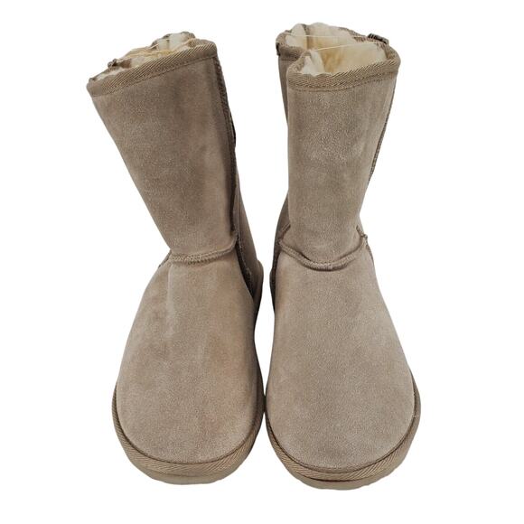 Realm Size M9/W10 Suede Australian Merino Wool Short Boots Unisex New - Picture 1 of 10